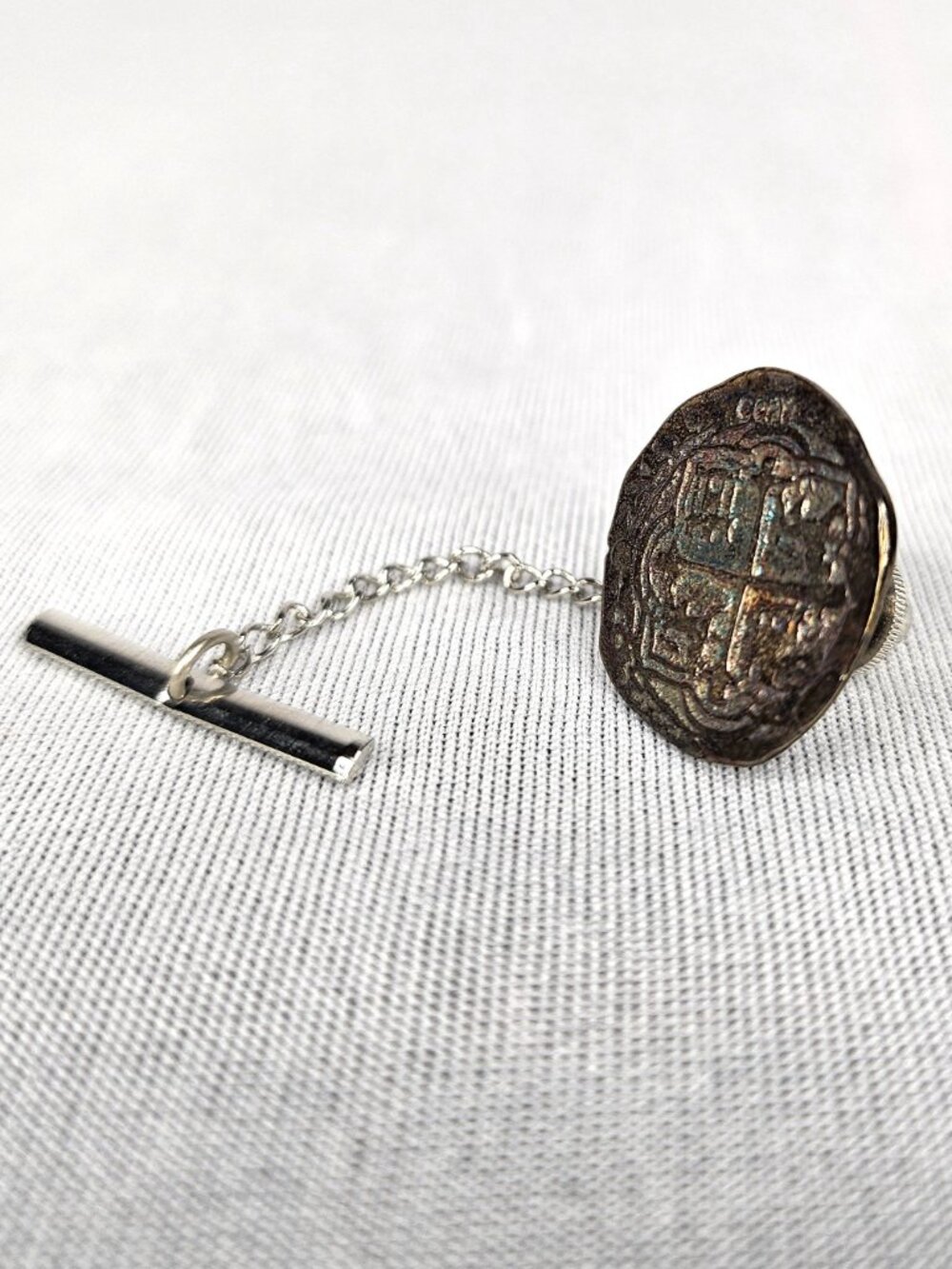 Vintage Atocha Shipwreck Silver Tie Tack | Mel Fisher Treasure Salvors COA - Picture 5 of 16